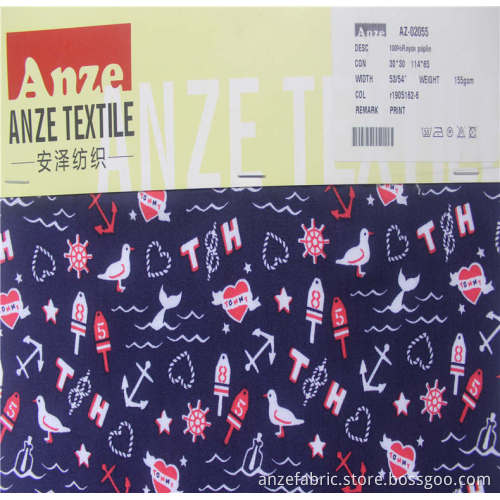hotsale printed 100%rayon poplin printed fabric for garment